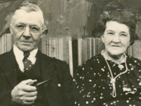 Thomas Faill (b1871) and Catherine Faill (b1873) - (nee McAndrew), Photo taken around 1940